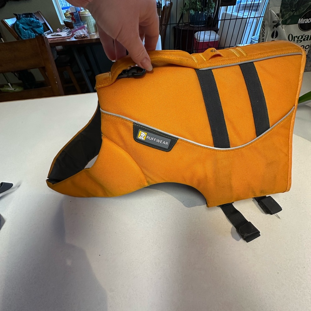 RuffWear Orange Dog Life Jacket
